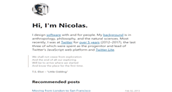 Desktop Screenshot of nicolasgallagher.com